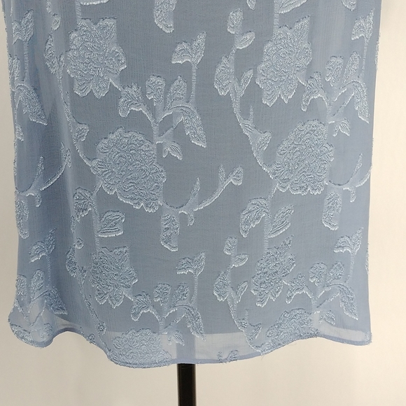 Rose & Olive Sheer Sleeveless Top - Picture 5 of 8